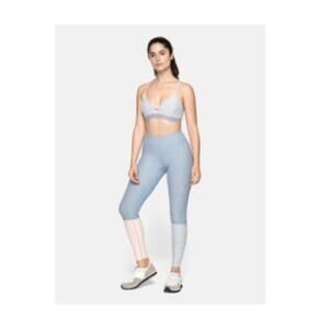 Outdoor Voices Colorblock Leggings Grey Peach